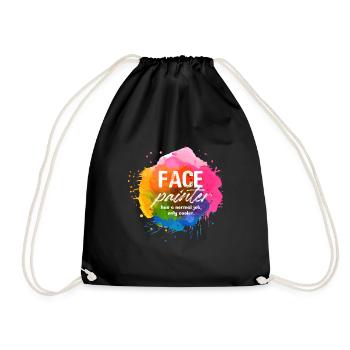 Face Painter Like A Normal Job Only Cooler Skin - Turnbeutel - Schwarz - Vorne