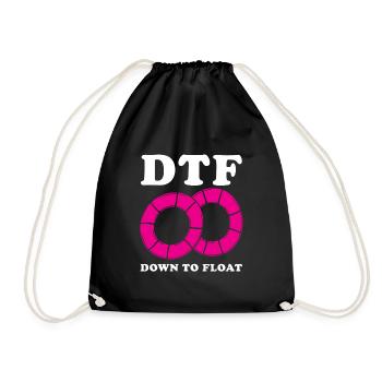 DTF descendant à flotteur Conception d’un tubing de rivière - Sac de sport léger - noir - Devant