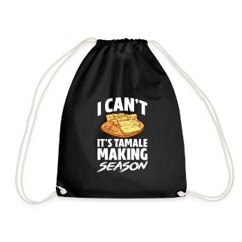 Je ne peux pas, c’est des tamales qui font la saison de la cuisine mexicaine - Sac de sport léger - noir - Devant