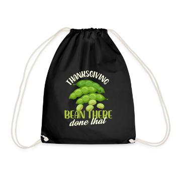 Haricot de Thanksgiving il y a fait ce haricot vert - Sac de sport léger - noir - Devant