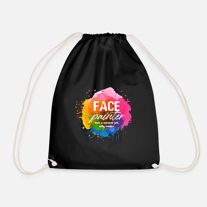Face Painter Like A Normal Job Only Cooler Skin - Turnbeutel - Schwarz