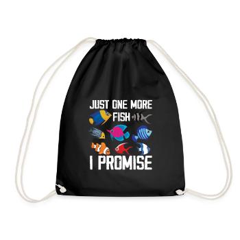 Juste un poisson de plus, je vous promets l’aquascaping - Sac de sport léger - noir - Devant