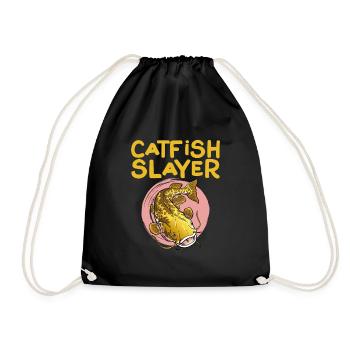Poisson-chat Slayer Flathead Pêche Pêche au chat - Sac de sport léger - noir - Devant