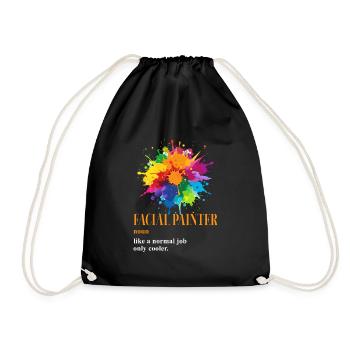 Facial Painter Like A Normal Job Only Cooler - Turnbeutel - Schwarz - Vorne