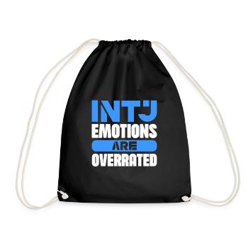 Les émotions INTJ sont surestimées - Sac de sport léger - noir - Devant
