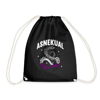 askekual snake Design for a asexual person - Turnbeutel - Schwarz - Vorne