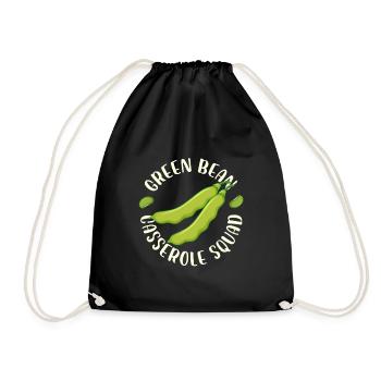 Casserole de haricots verts Squad Design - Sac de sport léger - noir - Devant
