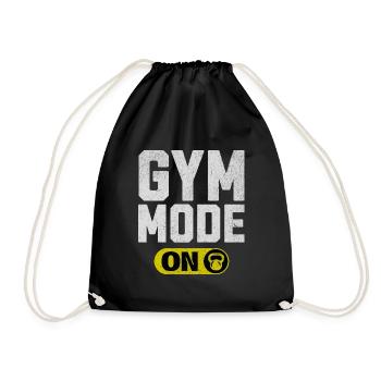Mode salle de sport activé - Sac de sport léger - noir - Devant
