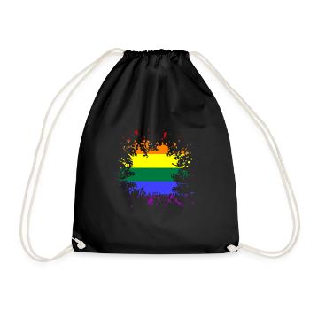 LGBTQ Pride Month - Turnbeutel - Schwarz - Vorne