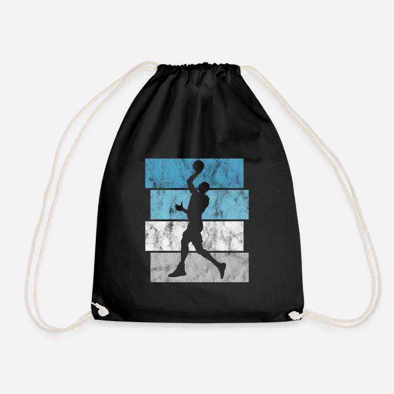 Basket basket basketteur basketteur - Sac de sport léger - noir
