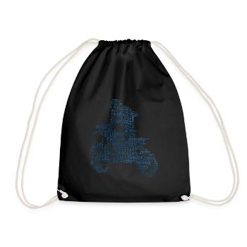 Supermotard Freestyle Motocross Motocross Dirt Biker - Sac de sport léger - noir - Devant