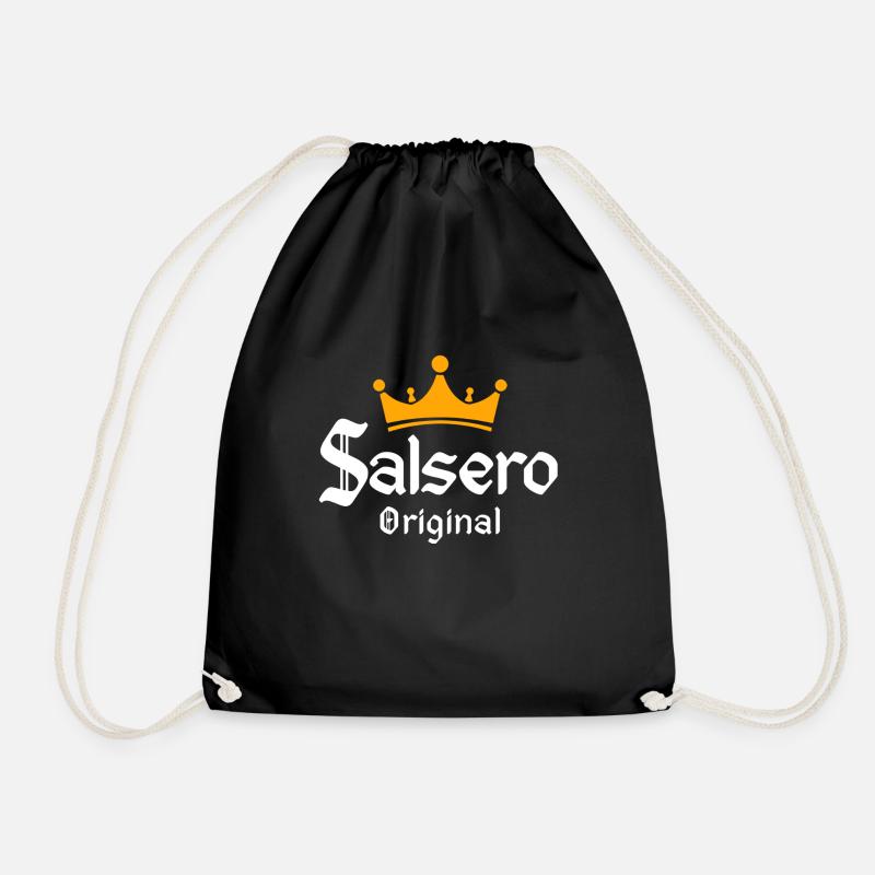 Salsero Original - Salsa Dance Shirts - Drawstring Bag - black