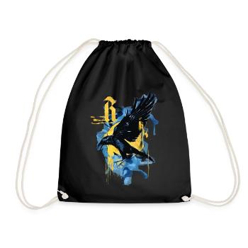 Harry Potter Haus Ravenclaw Rabe - Turnbeutel - Schwarz - Vorne
