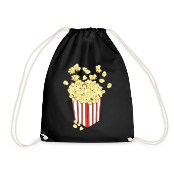 Tenue de costume de pop-corn - Sac de sport léger - noir - Devant