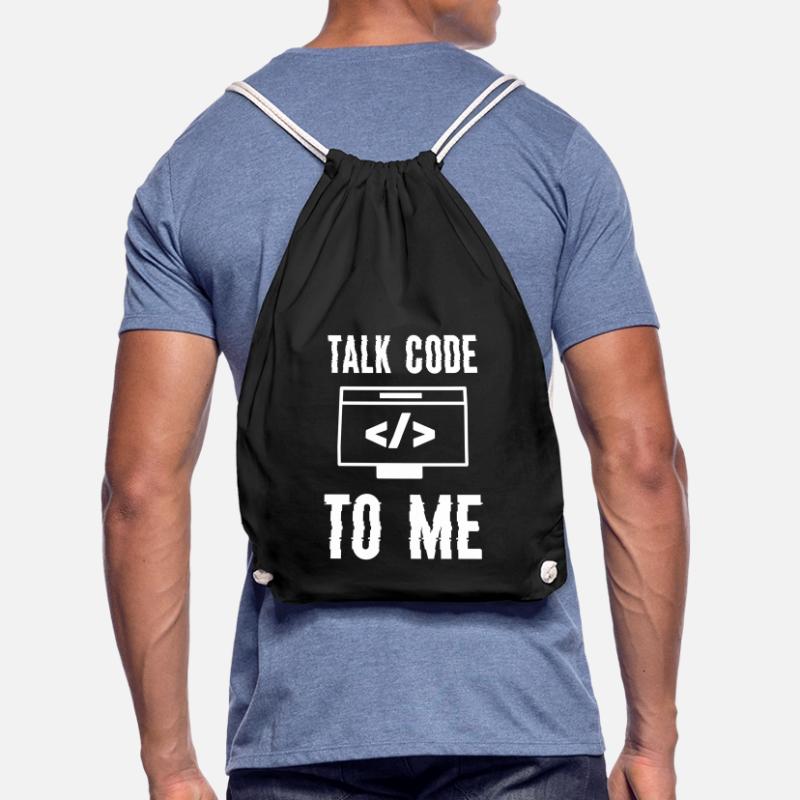 Codierung Programmierung Talk Code To Me Turnbeutel