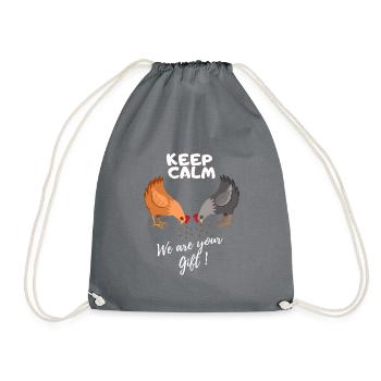 keep calm we are your gift - Sac de sport léger - gris - Devant