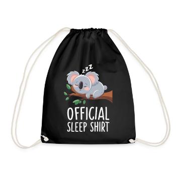 Koala Koala Koala Bear Animal - Drawstring Bag - black - Front