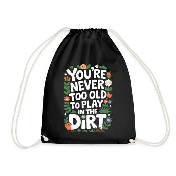 Jardinier Plantes de jardin Jardinage - Sac de sport léger - noir - Devant