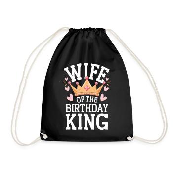 Femme Épouse Partenaire Famille Marié - Sac de sport léger - noir - Devant