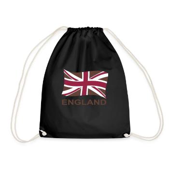 drapeau anglais 2 - Sac de sport léger - noir - Devant