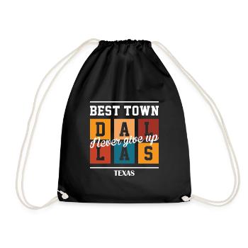 Best Town - Drawstring Bag - black - Front