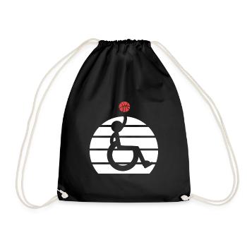 fauteuil roulant - Sac de sport léger - noir - Devant