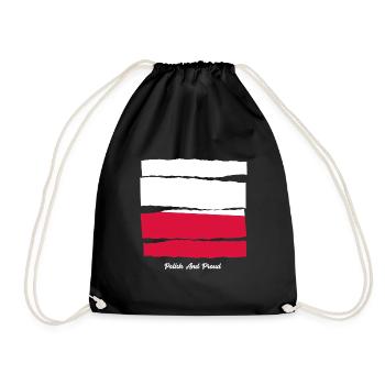 Poles and Pride Poland - Drawstring Bag - black - Front