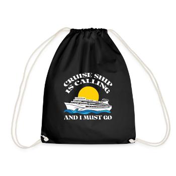 Cruise Cruise Ship - Drawstring Bag - black - Front