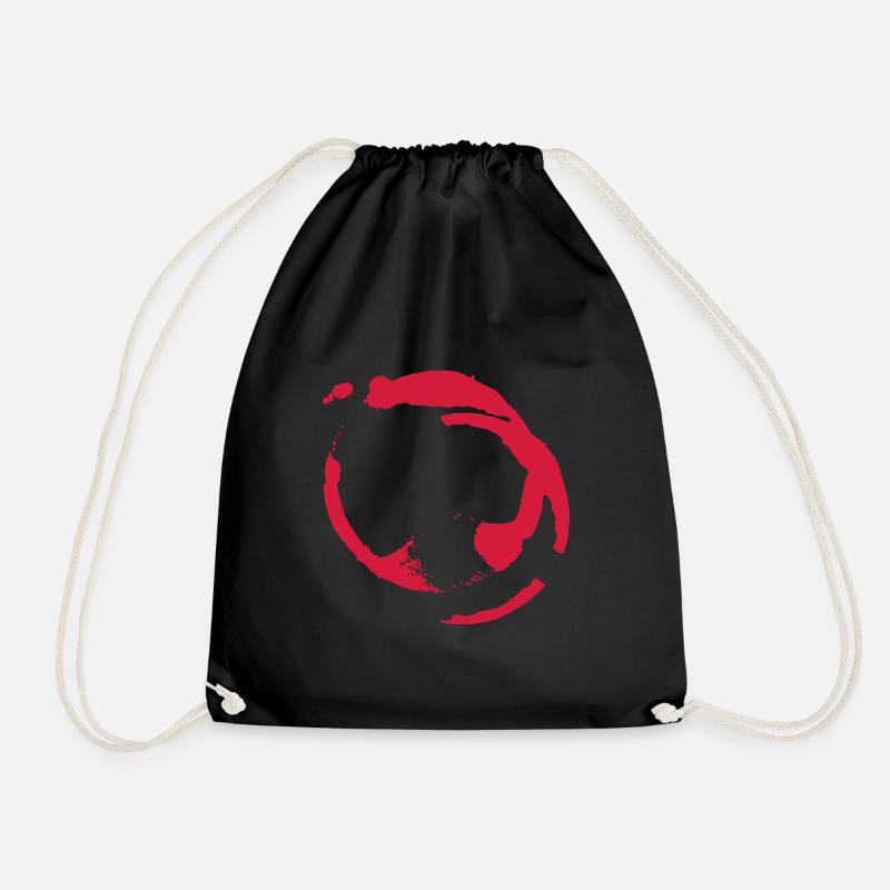 Zen - Drawstring Bag - black