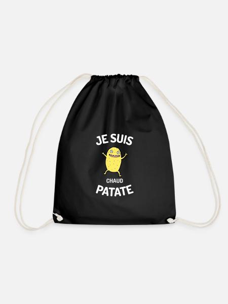 Je suis chaud patate humour anniversaire drôles - Sac de sport léger - noir