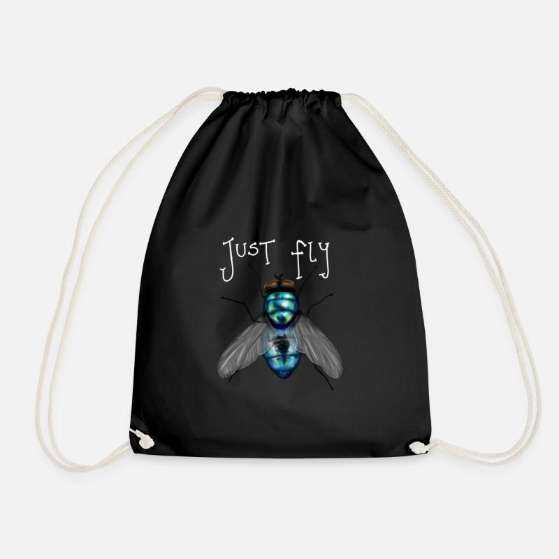 JUST FLY - Turnbeutel - Schwarz
