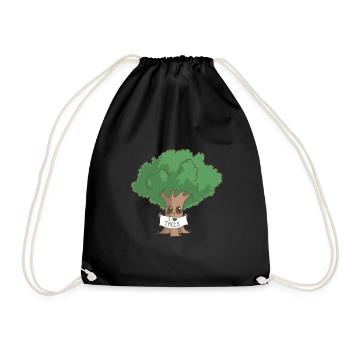 Love Trees - Drawstring Bag - black - Front
