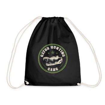 Chasseur d’alligators, gang de chasseurs de gators - Sac de sport léger - noir - Devant