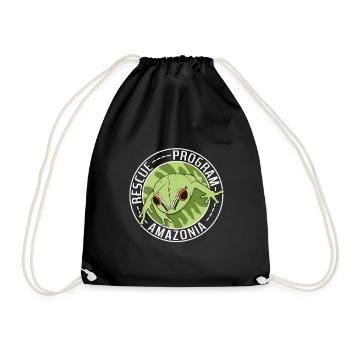 Red-eyed Coqui Frog Rainforest Protection #3045 - Turnbeutel - Schwarz - Vorne