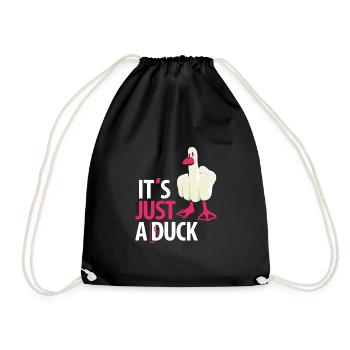 Its just a duck - Sac de sport léger - noir - Devant