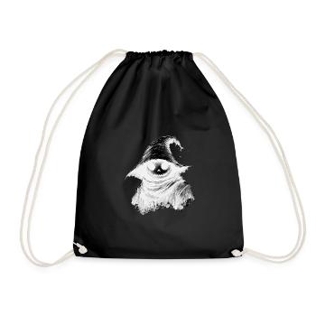 Halloween entité démoniaque - Sac de sport léger - noir - Devant