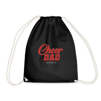 Cheer Dad - Cheerleading - Drawstring Bag - black - Front