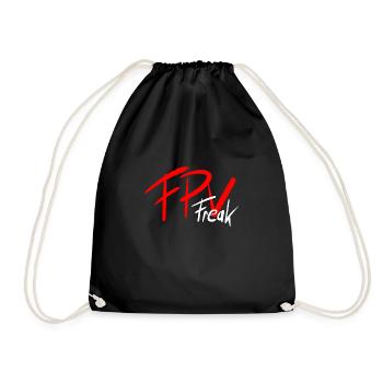 FPV FREAK - Drawstring Bag - black - Front