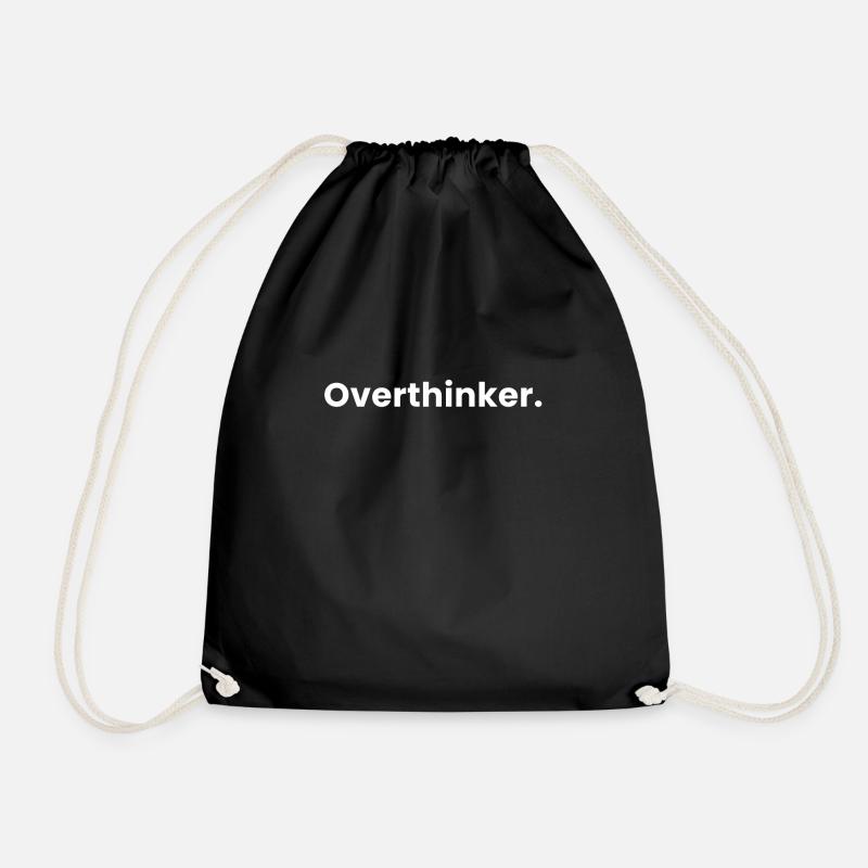 Overthinker. - Sac de sport léger - noir