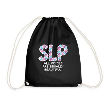Orthophoniste Orthophonie Orthophonie - Sac de sport léger - noir - Devant