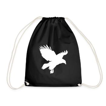 American Eagle Adler USA Star we - Drawstring Bag - black - Front