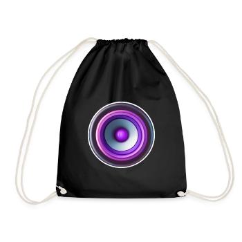 BOOMER SPEAKER - Drawstring Bag - black - Front