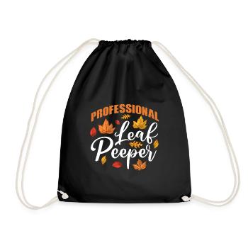 Collecte professionnelle de feuilles d’automne - Sac de sport léger - noir - Devant