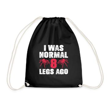 I Was Normal - Arachnid Lover Spider Person Exotic - Turnbeutel - Schwarz - Vorne