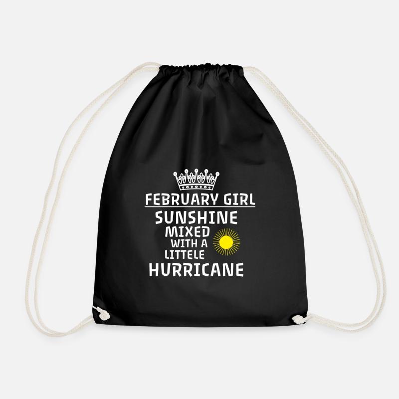 February Girls - Sunshine mixed with a littele Hur - Turnbeutel - Schwarz