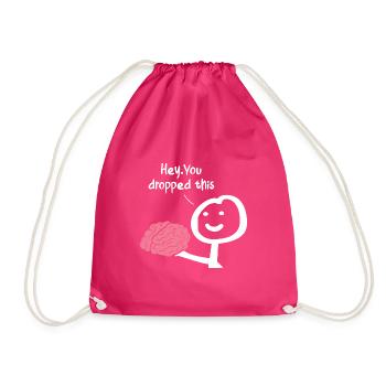 Hey vous avez laissé tomber ceci - Sac de sport léger - fuchsia - Devant