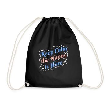 Nanny Babysitter Childminder - Drawstring Bag - black - Front