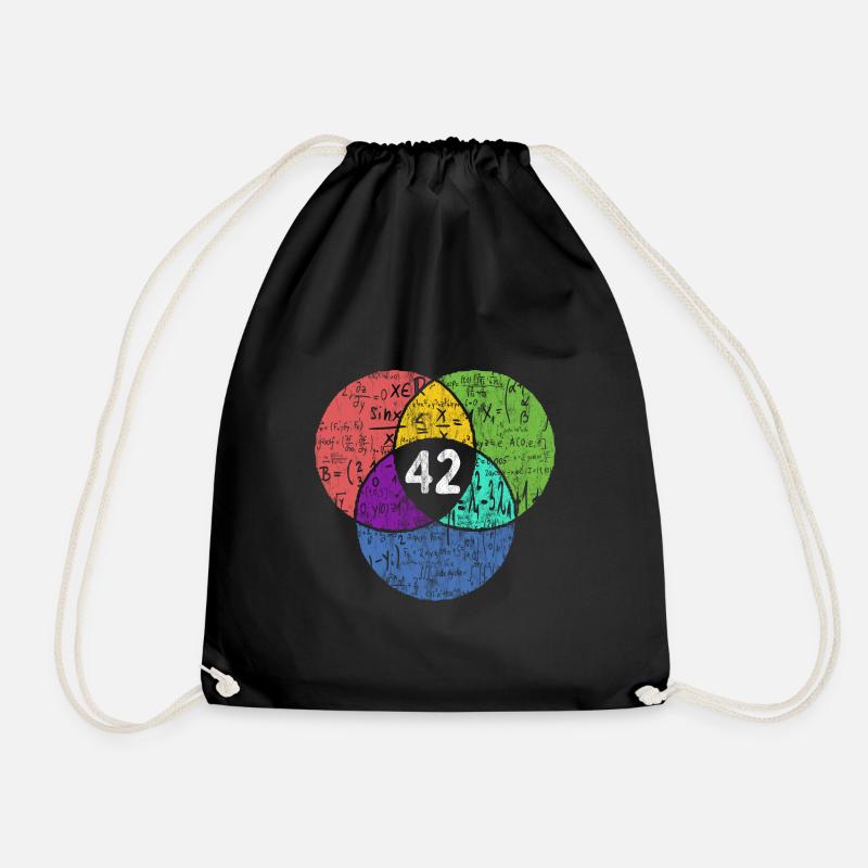 42 - Nerd Geek - science fiction - Sac de sport léger - noir