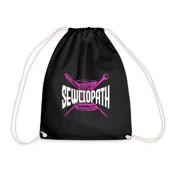 Sewciopath Accessoires de couture - Sac de sport léger - noir - Devant