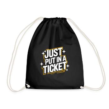 Technical Support Computer - Drawstring Bag - black - Front